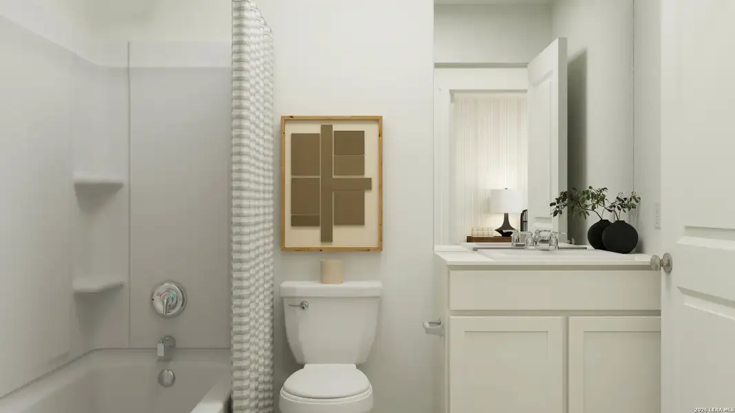 Furnished interior view inside a new home in Windridge, Kerrville (Image 12).