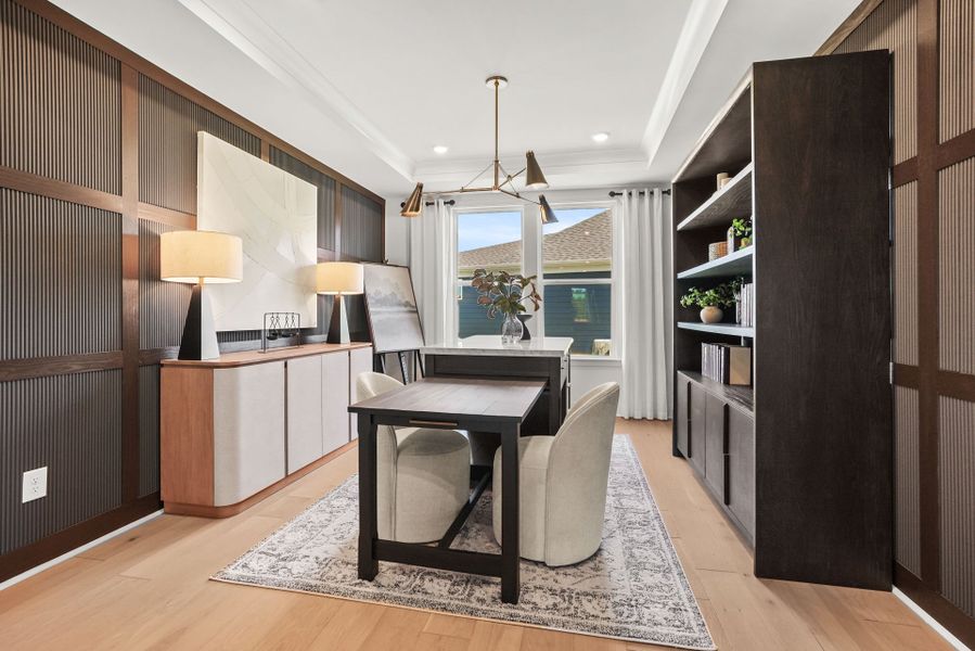 Representative furnished interior of a home built from the Renown by Del Webb in Del Webb Carolina Ridge, Midland (Image 55).