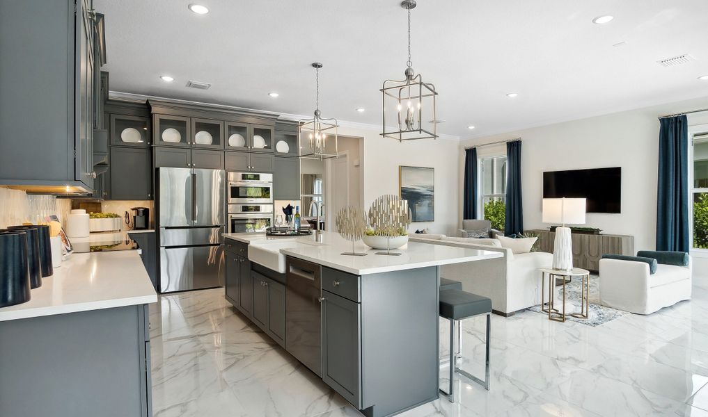 Fabulous kitchen with greyhound cabinets