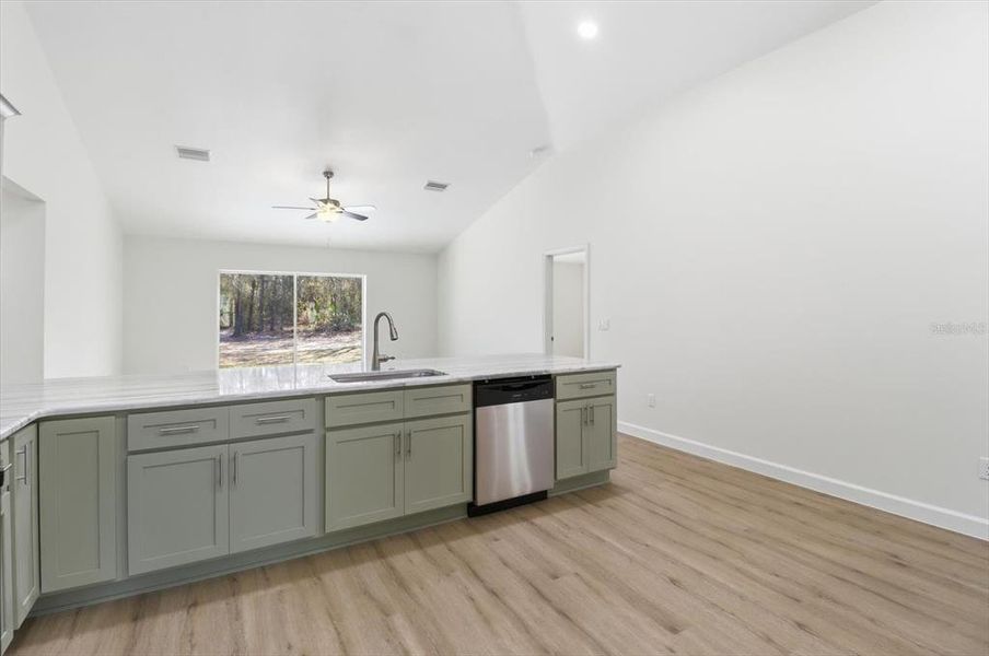 Furnished interior view inside a new home in , Weeki Wachee (Image 9).
