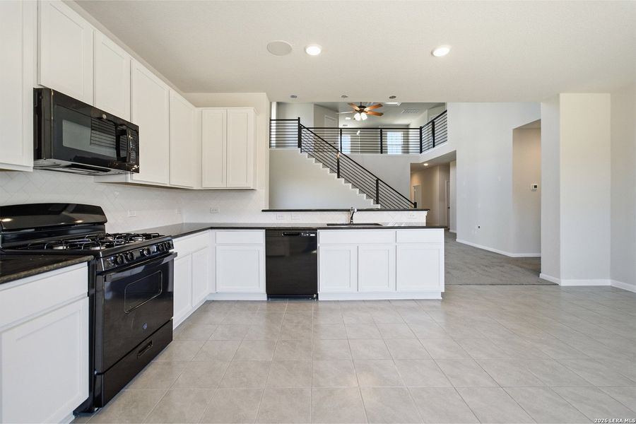Furnished interior view inside a new home in Hickory Ridge, Elmendorf (Image 5).