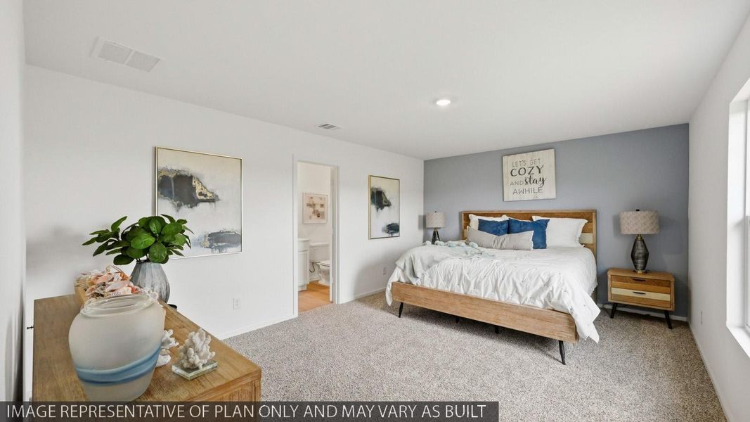 Furnished interior view inside a new home in Mill Creek, Magnolia (Image 10).