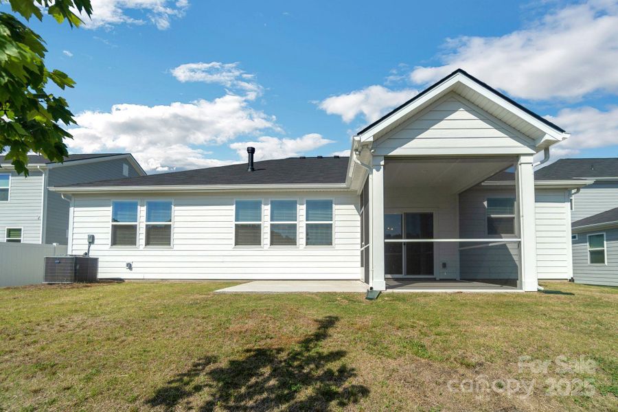 Exterior details and patio area of a home in The Hills, Huntersville (Image 2).