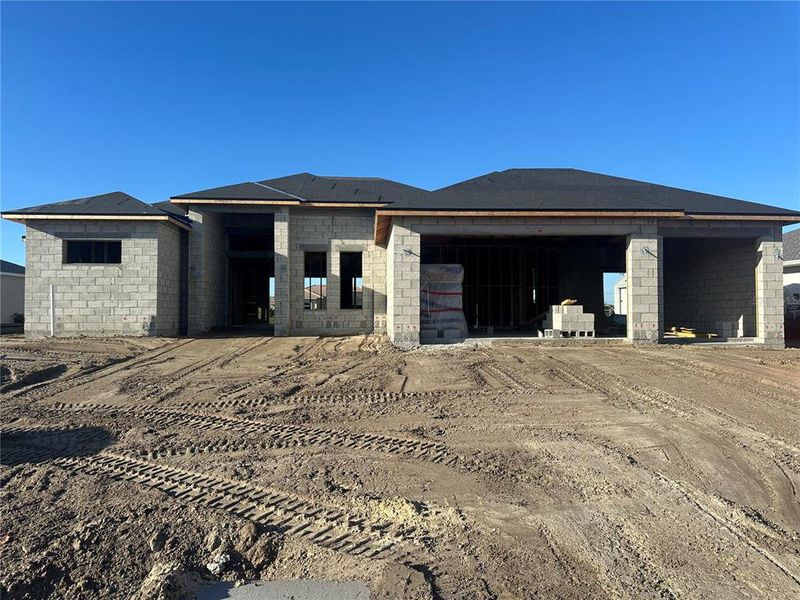 In-progress construction of a new home in , Cape Coral, FL (Image 9).