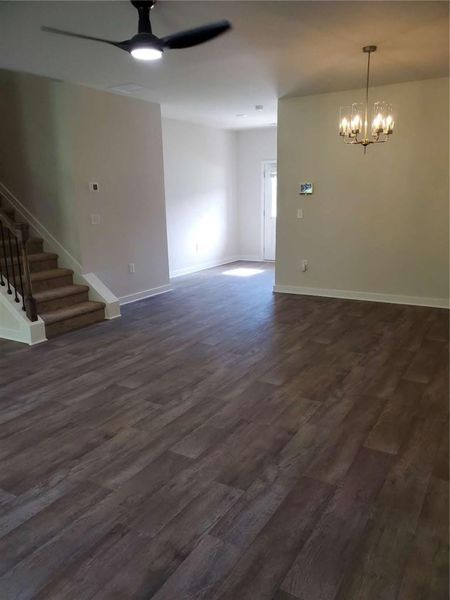 Spacious, unfurnished interior of a new home in Creekbend Overlook, Fairburn (Image 8). Spacious, unfurnished interior of a new home in Creekbend Overlook, Fairburn (Image 8).