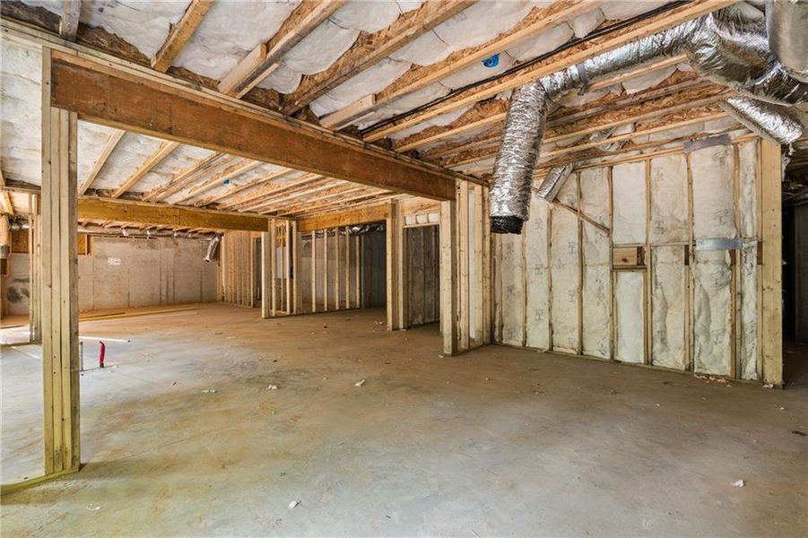 In-progress construction of a new home in , Hoschton, GA (Image 3).