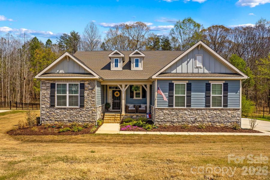 Front exterior of a new home in , Salisbury, NC, highlighting curb appeal (Image 23).