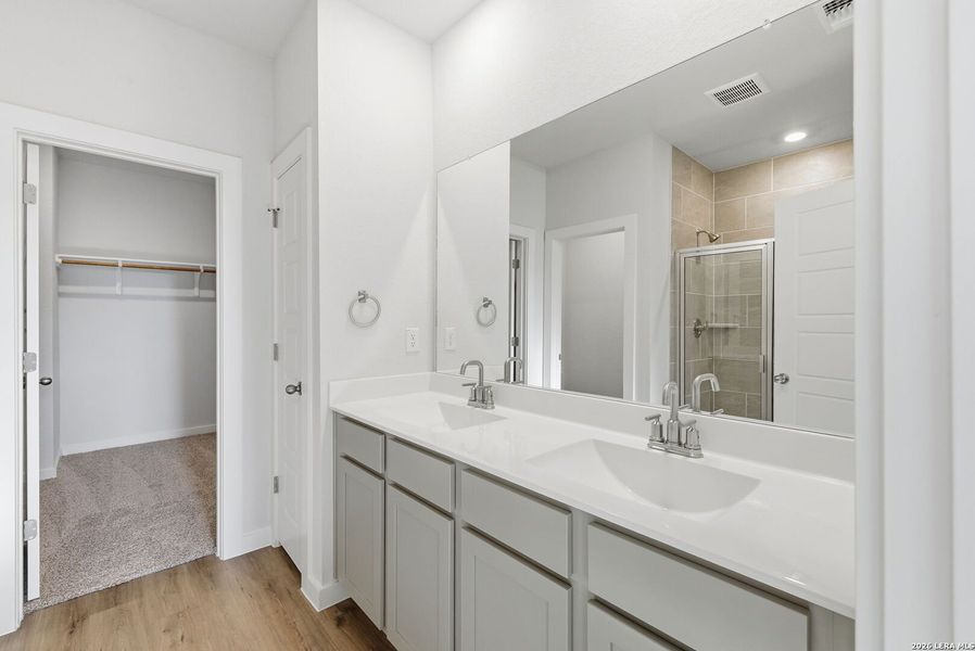 Furnished interior view inside a new home in , New Braunfels (Image 11).