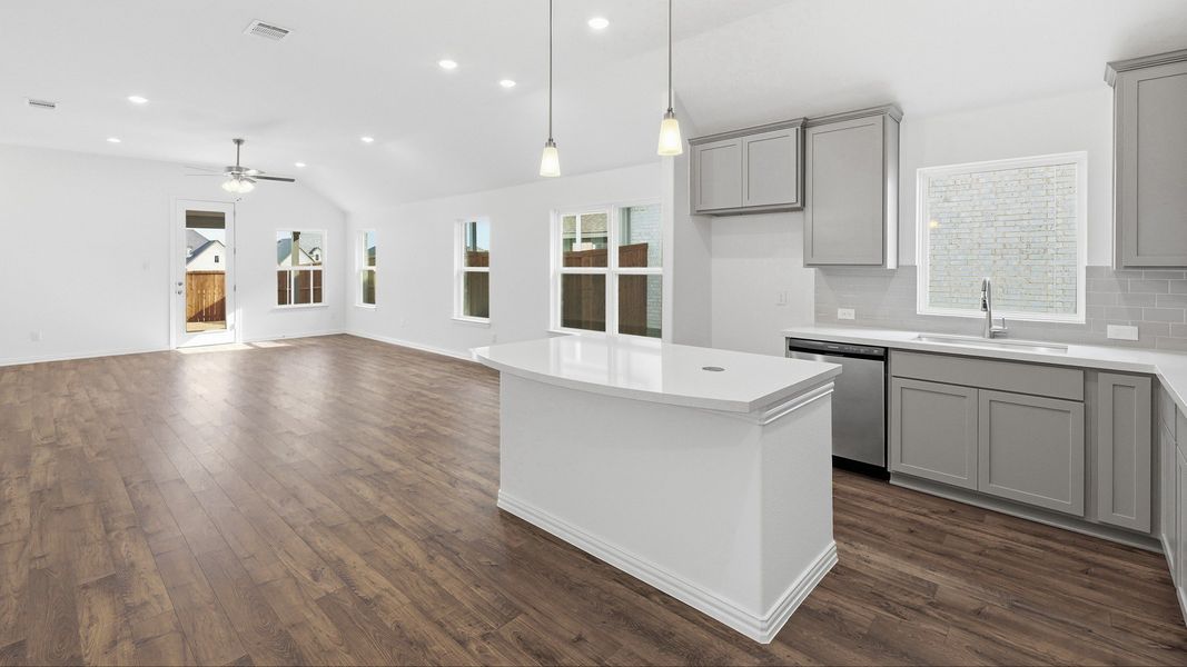 Furnished interior view inside a new home in Wildflower Ranch, Fort Worth (Image 10).