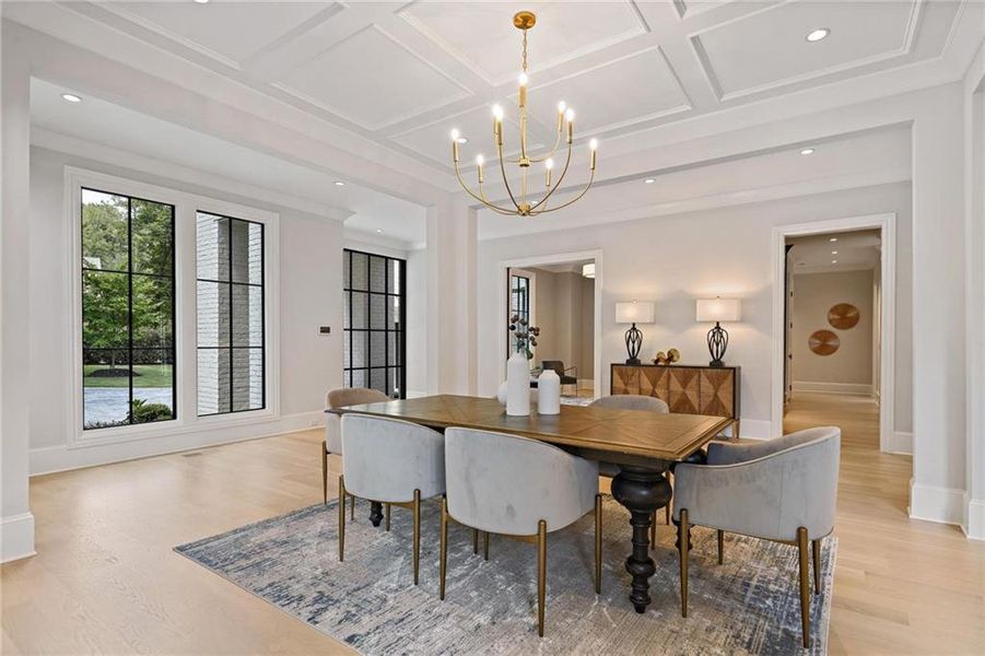 Furnished interior view inside a new home in , Atlanta (Image 34).