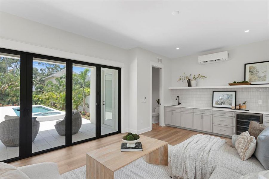 Furnished interior view inside a new home in , Tampa (Image 54).