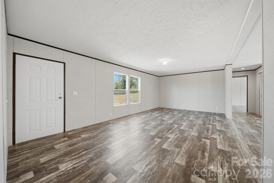 Spacious living room