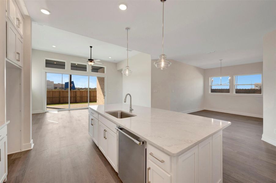 Furnished interior view inside a new home in , Katy (Image 13).