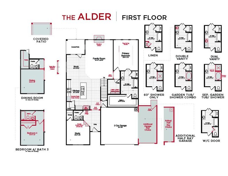 Alder Floor Plan First Floor