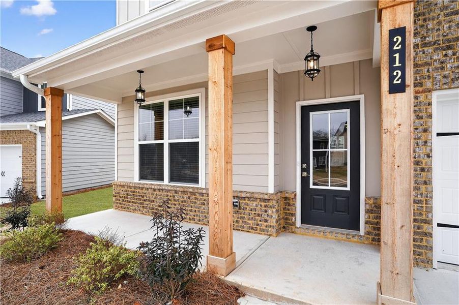 Exterior details and patio area of a home in , Villa Rica (Image 3).