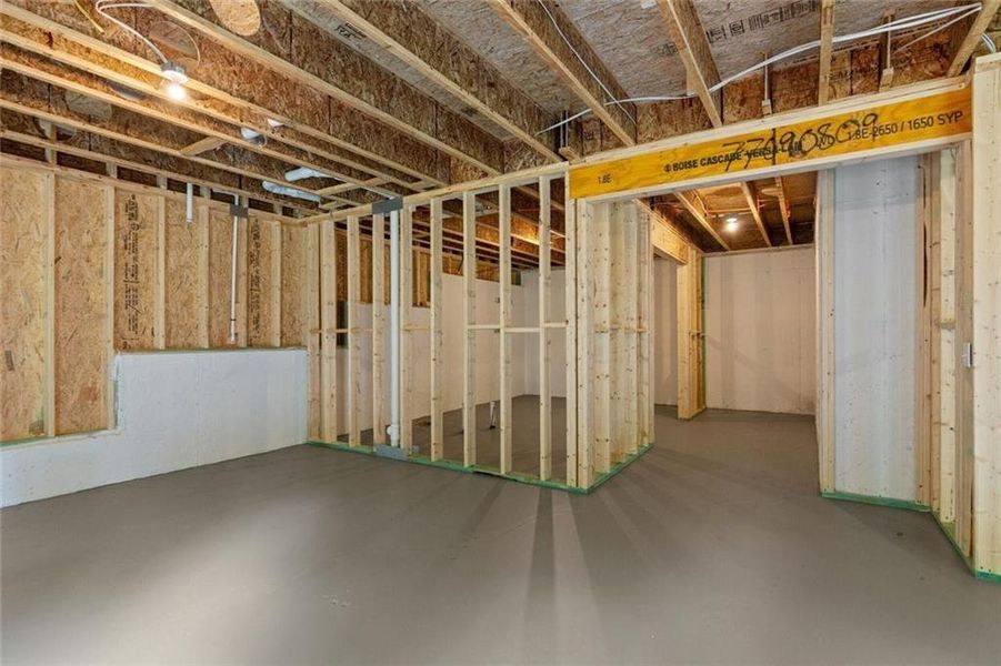 In-progress construction of a new home in Roxeywood Park, Winder, GA (Image 32).