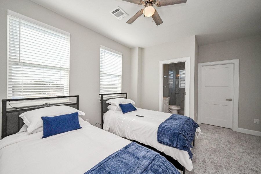 Secondary bedroom with ensuite.
