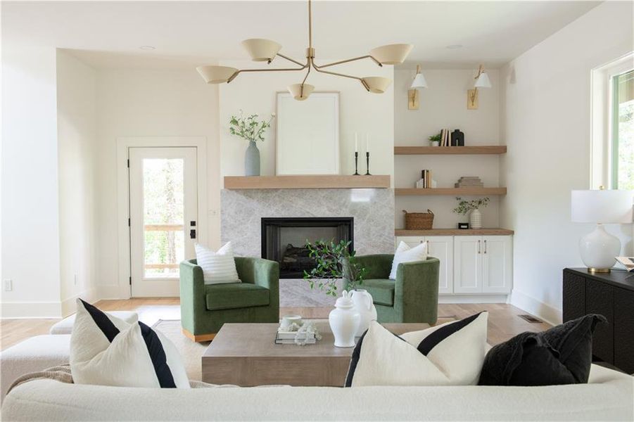 Furnished interior view inside a new home in , Smyrna (Image 49).