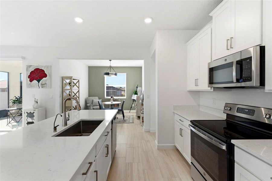 Furnished interior view inside a new home in , San Antonio (Image 16).