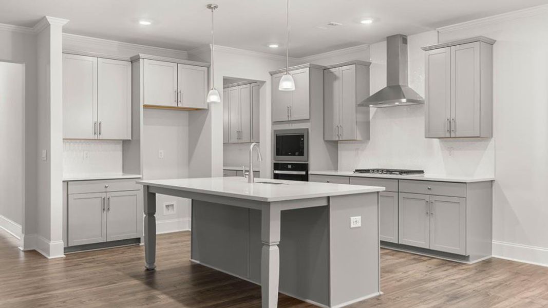 Furnished interior view inside a new home in Butner Estates, South Fulton (Image 7).