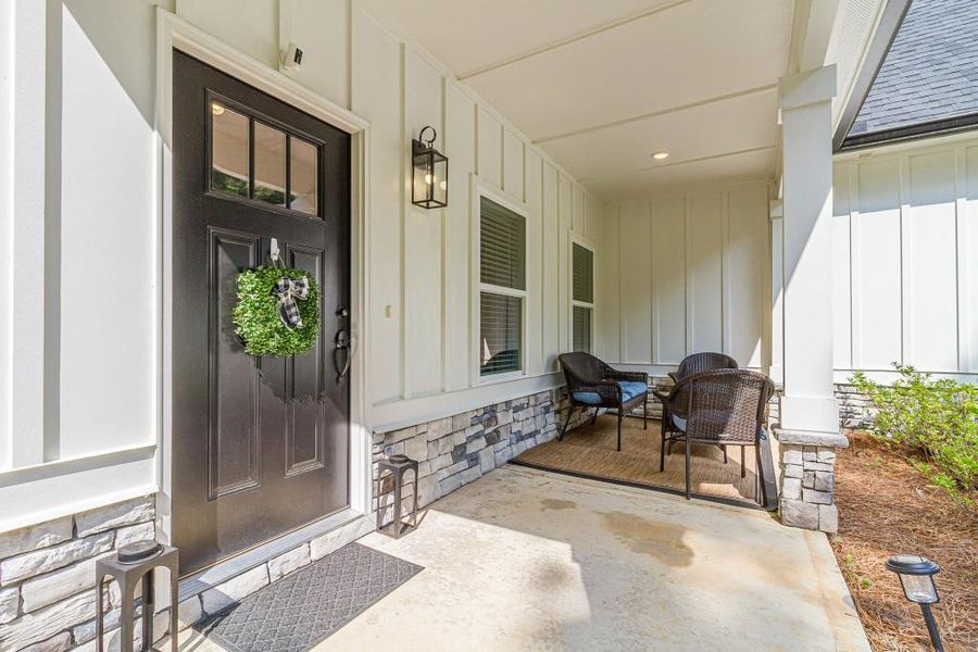 Exterior details and patio area of a home in , Monticello (Image 4).