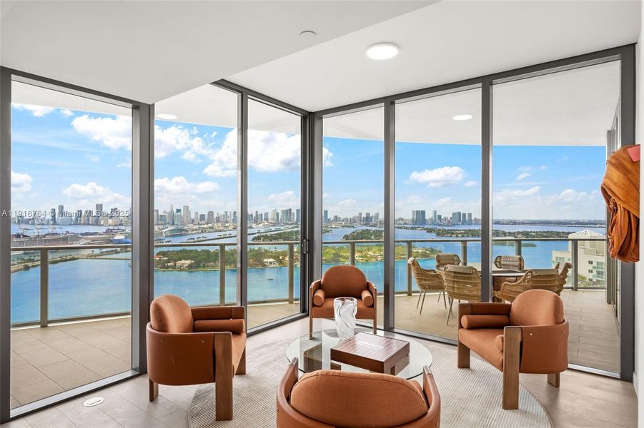 Furnished interior view inside a new home in Five Park, Miami Beach (Image 69). Furnished interior view inside a new home in Five Park, Miami Beach (Image 69).