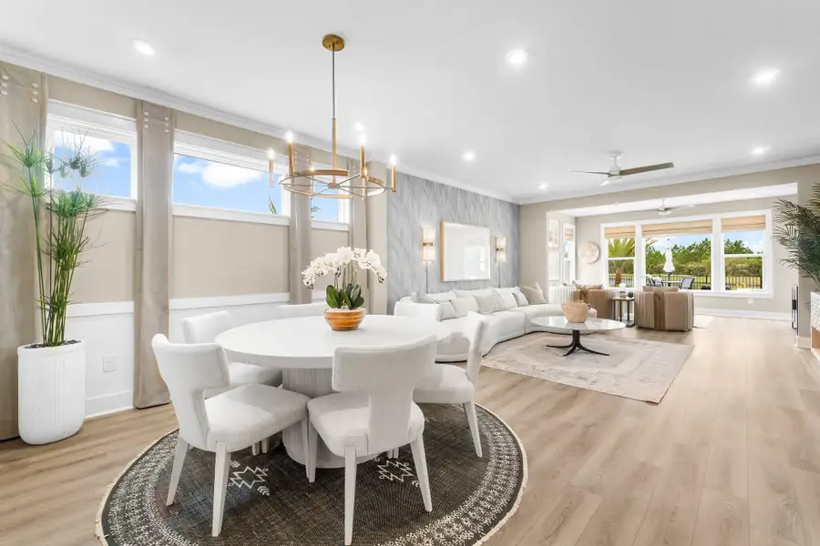Representative furnished interior of a home built from the Wilmington by Fischer Homes in Easton Park, Dallas (Image 8).