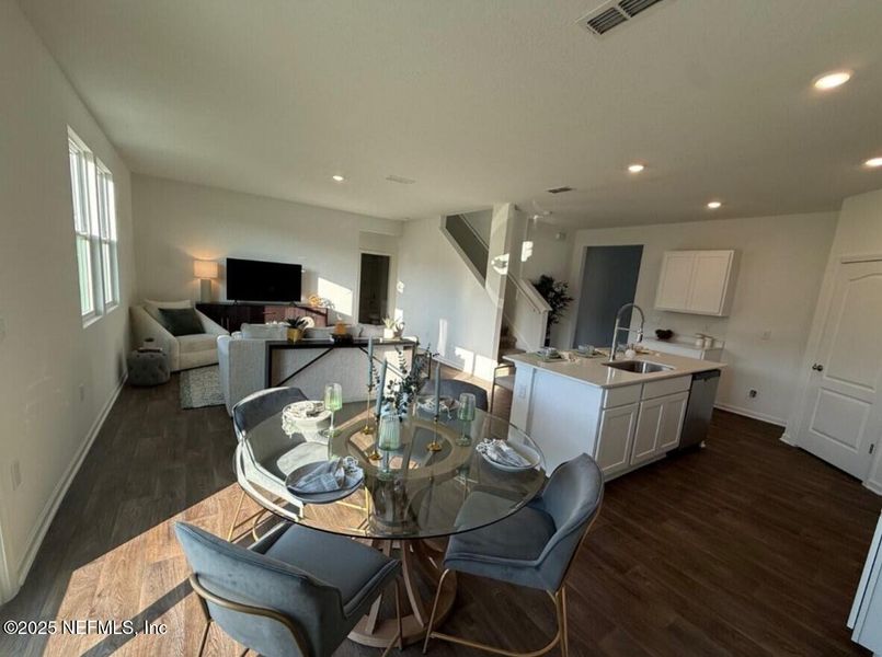Furnished interior view inside a new home in The Arbors, Jacksonville (Image 11).