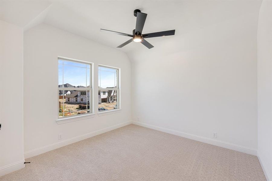 Spacious, unfurnished interior of a new home in Windsong Ranch Classic 61, Prosper (Image 26). Spacious, unfurnished interior of a new home in Windsong Ranch Classic 61, Prosper (Image 26).