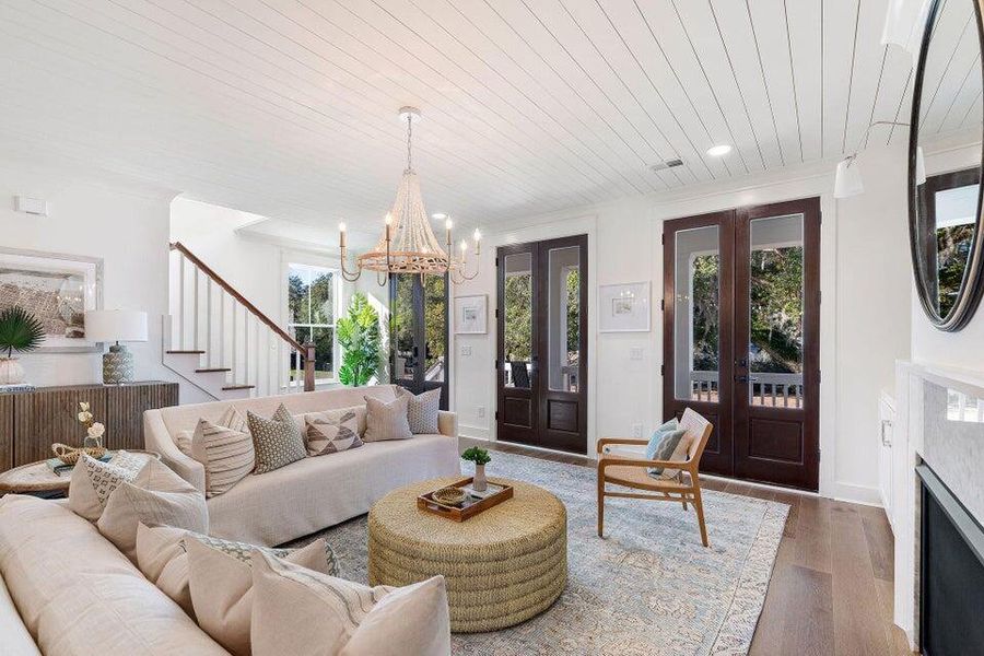 Furnished interior view inside a new home in Central Park, James Island (Image 17). Furnished interior view inside a new home in Central Park, James Island (Image 17).