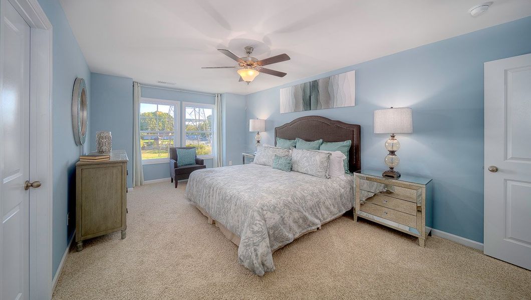 Representative furnished interior of a home built from the Lansing by D.R. Horton in Townes at Tap Root Farms, Fletcher (Image 16).