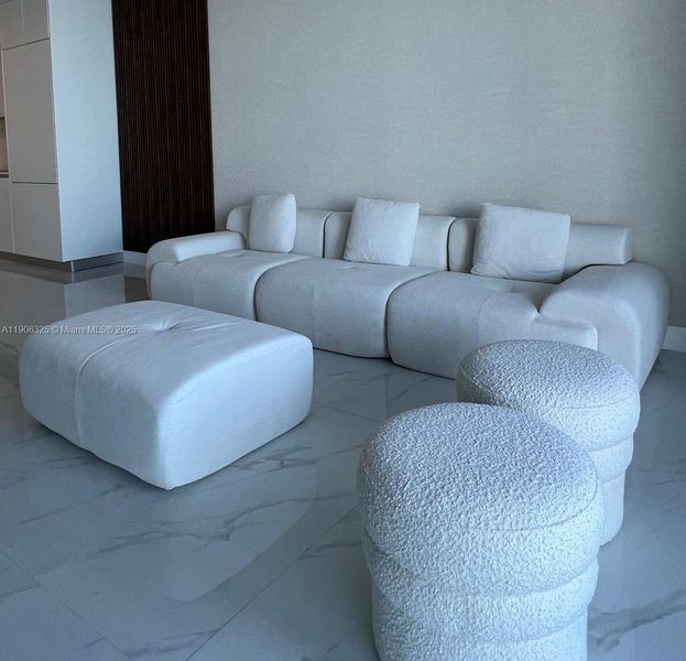 Furnished interior view inside a new home in , Miami (Image 4).