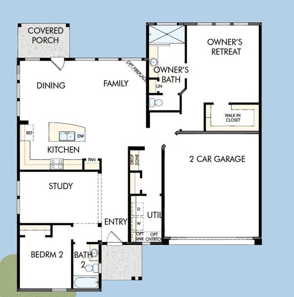 2D floor plan layout of this home in , Summerville, SC (Image 5). 2D floor plan layout of this home in , Summerville, SC (Image 5).