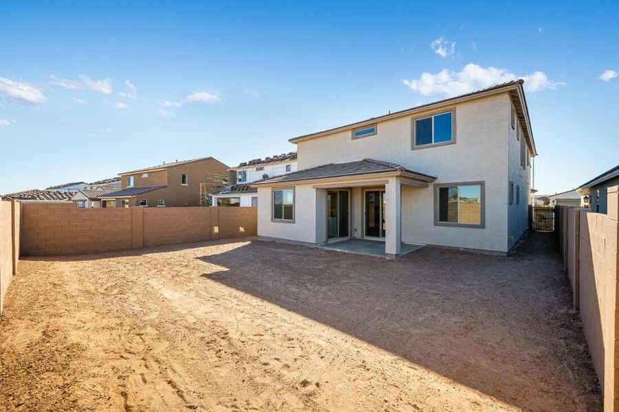 Representative exterior photo of a completed home built from the Wedgewood by Taylor Morrison in Allen Ranches Discovery Collection, Litchfield Park, AZ (Image 18).
