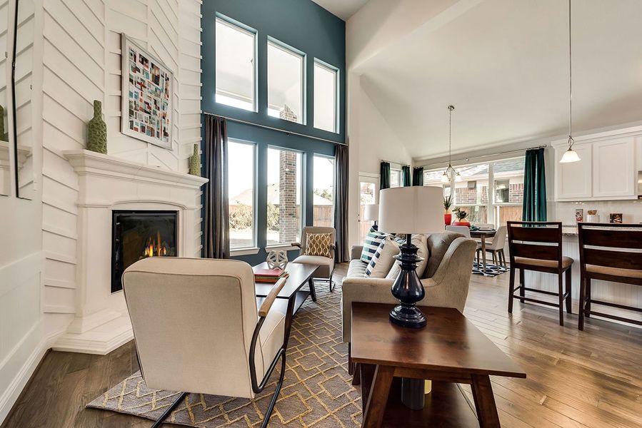 Representative furnished interior of a home built from the Grand Savannah by Grand Homes in Grand Oaks, Celina (Image 10).