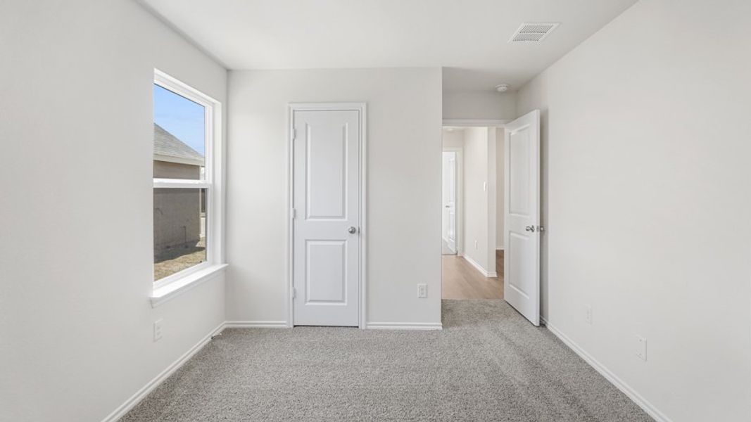 Representative unfurnished interior of a home built from the Denton by D.R. Horton in Saddlebrook, Waxahachie (Image 17). Representative unfurnished interior of a home built from the Denton by D.R. Horton in Saddlebrook, Waxahachie (Image 17).