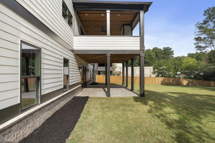 Exterior details and patio area of a home in , Buford (Image 26).