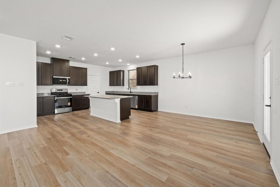 Furnished interior view inside a new home in Salerno - Heritage Collection, Round Rock (Image 12).