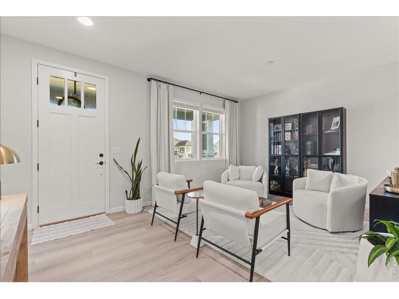 Furnished interior view inside a new home in Prairie Song, Windsor (Image 18).