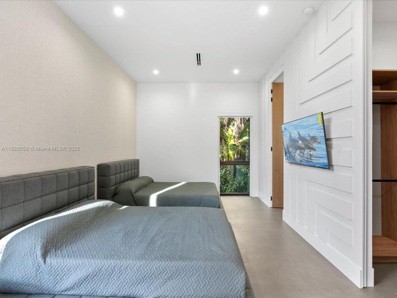 Furnished interior view inside a new home in , Miami (Image 11).