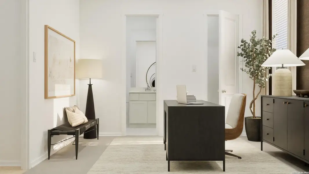 Furnished interior view inside a new home in Gatehouse, New Braunfels (Image 4).