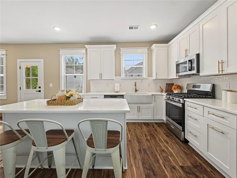 Furnished interior view inside a new home in , Austell (Image 10).