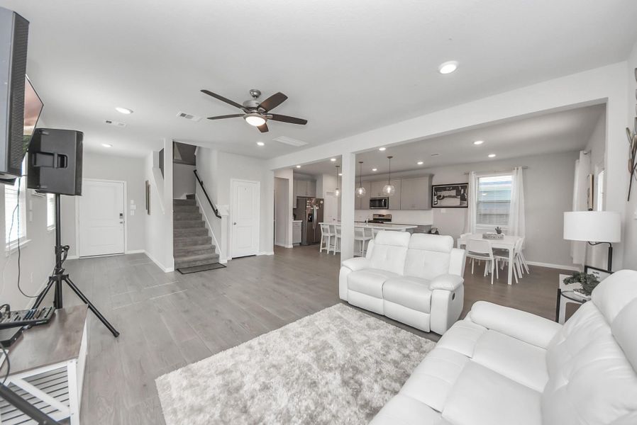 Furnished interior view inside a new home in Marisol, Katy (Image 32).