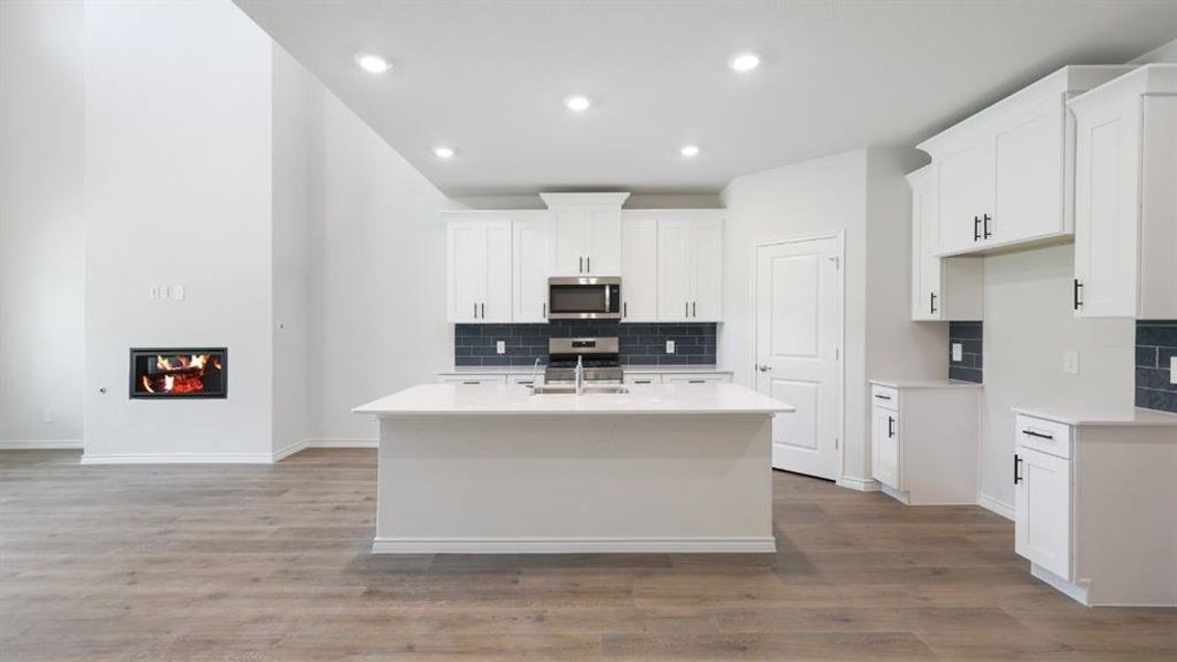 Furnished interior view inside a new home in The Landing at Hidden Lakes, McKinney (Image 5).