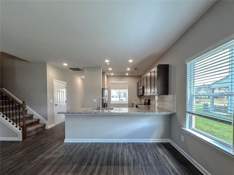 Furnished interior view inside a new home in Glen at Cave Springs, Douglasville (Image 11).