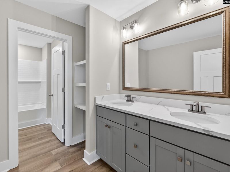 Furnished interior view inside a new home in Collins Cove, Chapin (Image 18).