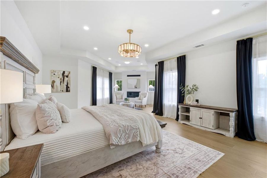 Furnished interior view inside a new home in , Alpharetta (Image 14).
