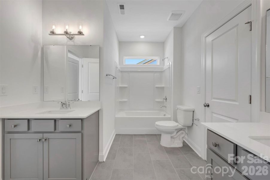 Secondary bathroom