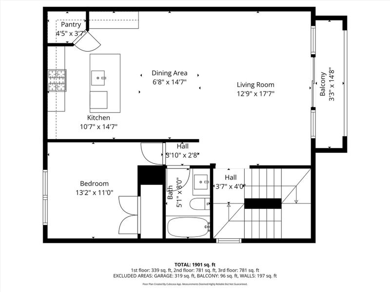 2D floor plan layout of this home in , Houston, TX (Image 30).
