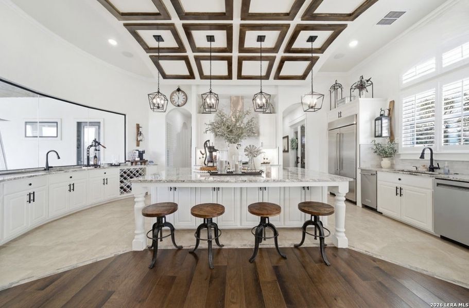 Furnished interior view inside a new home in , New Braunfels (Image 39).